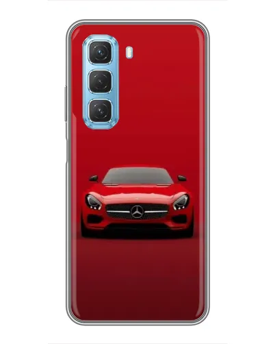 Чохол для Infinix Hot 50 5G з картинкою «Червоний Mercedes AMG» Чохол для Infinix Hot 50 5G з картинкою «Червоний Mercedes AMG»