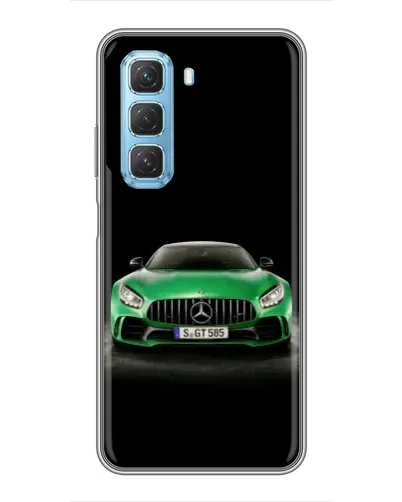 Чохол для Infinix Hot 50 5G з картинкою «Mercedes — неоновий лого» Чохол для Infinix Hot 50 5G з картинкою «Mercedes — неоновий лого»
