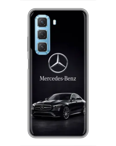 Чохол для Infinix Hot 50 5G з картинкою «Mercedes — решітка радіатора» Чохол для Infinix Hot 50 5G з картинкою «Mercedes — решітка радіатора»