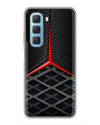 Чохол для Infinix Hot 50 5G з картинкою «Mercedes Carbon Grid» Чохол для Infinix Hot 50 5G з картинкою «Mercedes Carbon Grid»