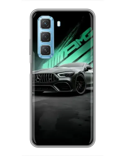 Чохол для Infinix Hot 50 5G з картинкою «Темний Mercedes AMG» Чохол для Infinix Hot 50 5G з картинкою «Темний Mercedes AMG»