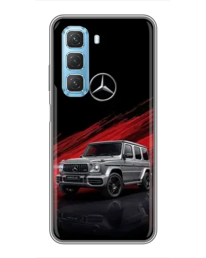 Чохол для Infinix Hot 50 5G з картинкою «Mercedes G-Class червоний» Чохол для Infinix Hot 50 5G з картинкою «Mercedes G-Class червоний»