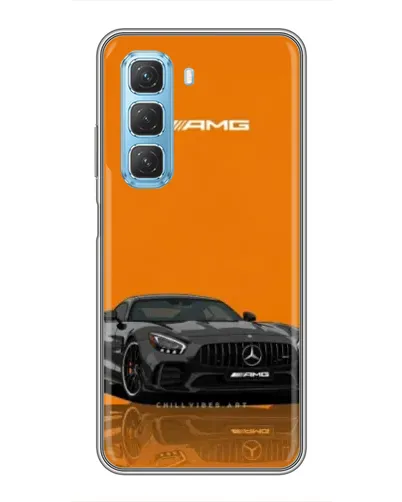 Чохол для Infinix Hot 50 5G з картинкою «Помаранчевий Mercedes AMG» Чохол для Infinix Hot 50 5G з картинкою «Помаранчевий Mercedes AMG»
