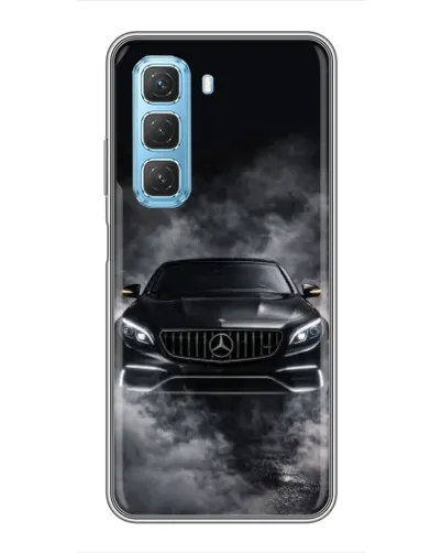 Чохол для Infinix Hot 50 5G з картинкою «Mercedes у диму» Чохол для Infinix Hot 50 5G з картинкою «Mercedes у диму»