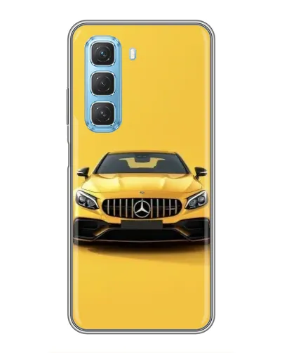Чохол для Infinix Hot 50 5G з картинкою «Жовтий Mercedes GT» Чохол для Infinix Hot 50 5G з картинкою «Жовтий Mercedes GT»