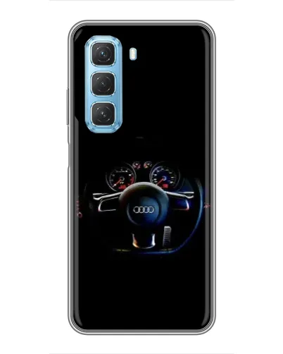 Чохол для Infinix Hot 50 5G з картинкою «Салон Audi — кермо» Чохол для Infinix Hot 50 5G з картинкою «Салон Audi — кермо»