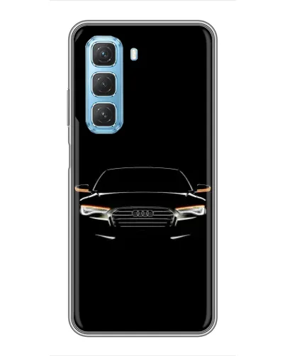 Чохол для Infinix Hot 50 5G з картинкою «Audi — нічний контур» Чохол для Infinix Hot 50 5G з картинкою «Audi — нічний контур»