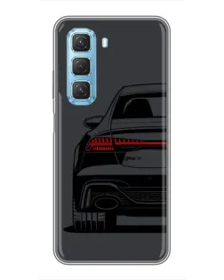 Чохол для Infinix Hot 50 5G з картинкою «Задня частина Audi — арт»