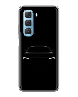 Чохол для Infinix Hot 50 5G з картинкою «Погляд Audi у темряві»