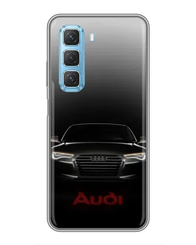 Чохол для Infinix Hot 50 5G з картинкою «Audi — градієнтний контур» Чохол для Infinix Hot 50 5G з картинкою «Audi — градієнтний контур»