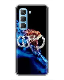 Чохол для Infinix Hot 50 5G з картинкою «Енергія лого Audi»