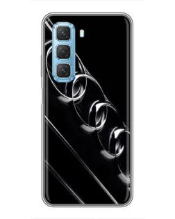 Чохол для Infinix Hot 50 5G з картинкою «Audi — абстрактні кільця»