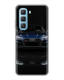 Чохол для Infinix Hot 50 5G з картинкою «Audi — нічне відображення»