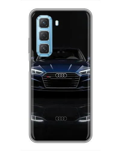 Чохол для Infinix Hot 50 5G з картинкою «Audi — нічне відображення» Чохол для Infinix Hot 50 5G з картинкою «Audi — нічне відображення»