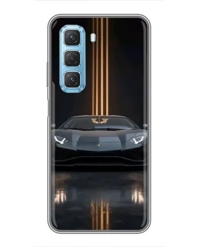 Чехол для Infinix Hot 50 5G с картинкой «Lamborghini золотые линии» Чехол для Infinix Hot 50 5G с картинкой «Lamborghini золотые линии»