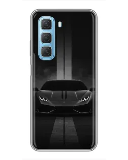 Чехол для Infinix Hot 50 5G с картинкой «Lamborghini симметрия дорог» Чехол для Infinix Hot 50 5G с картинкой «Lamborghini симметрия дорог»