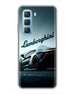 Чехол для Infinix Hot 50 5G с картинкой «Классическая надпись Lamborghini» Чехол для Infinix Hot 50 5G с картинкой «Классическая надпись Lamborghini»