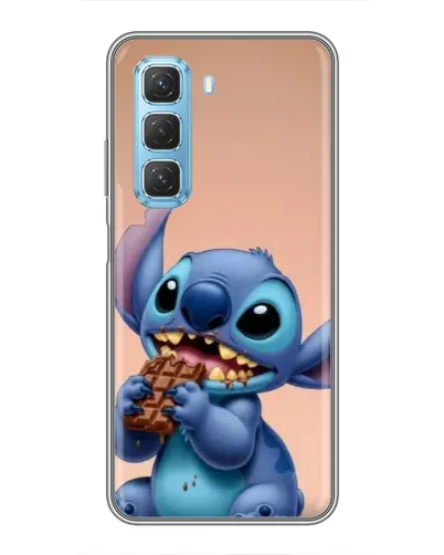 Чехол для Infinix Hot 50 5G с картинкой «Стич ест шоколад» Чехол для Infinix Hot 50 5G с картинкой «Стич ест шоколад»