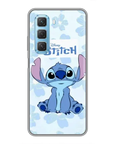 Чехол для Infinix Hot 50 5G с картинкой «Stitch среди цветов» Чехол для Infinix Hot 50 5G с картинкой «Stitch среди цветов»