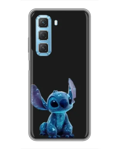 Чехол для Infinix Hot 50 5G с картинкой «Стич на черном» Чехол для Infinix Hot 50 5G с картинкой «Стич на черном»