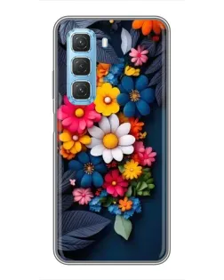 Чохол для Infinix Hot 50 5G з картинкою «Квіткова феєрія»