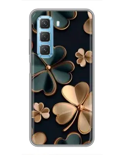 Чохол для Infinix Hot 50 5G з картинкою «Конюшина в золоті»