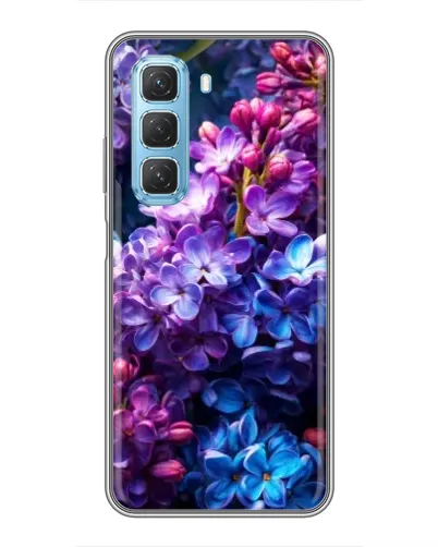 Чехол для Infinix Hot 50 5G с картинкой «Сиреневый цвет»