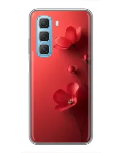 Чохол для Infinix Hot 50 5G з картинкою «Макові суцвіття»