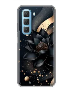 Чохол для Infinix Hot 50 5G з картинкою «Чорний лотос»