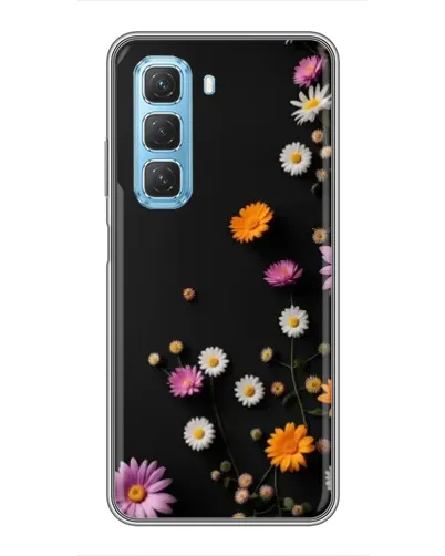 Чехол для Infinix Hot 50 5G с картинкой «Цветочная композиция»