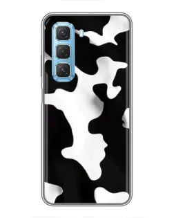 Чехол для Infinix Hot 50 5G с картинкой «Черно-белое пятно»