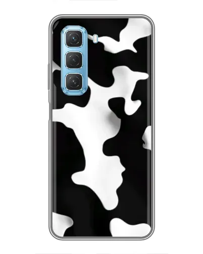 Чехол для Infinix Hot 50 5G с картинкой «Черно-белое пятно»