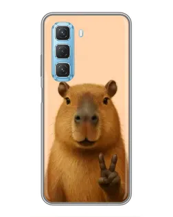 Чохол для Infinix Hot 50 5G з картинкою «Капібара вікторія» Чохол для Infinix Hot 50 5G з картинкою «Капібара вікторія»