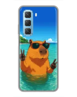 Чохол для Infinix Hot 50 5G з картинкою «Морська капібара» Чохол для Infinix Hot 50 5G з картинкою «Морська капібара»