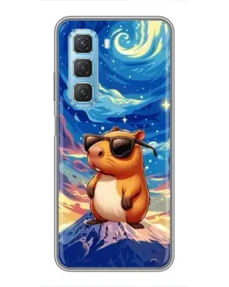 Чохол для Infinix Hot 50 5G з картинкою «Капібара Ван Гога» Чохол для Infinix Hot 50 5G з картинкою «Капібара Ван Гога»