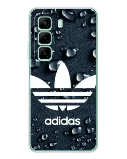 Чехол для Infinix Hot 50 Pro Plus с картинкой «Adidas Trefoil Blue»