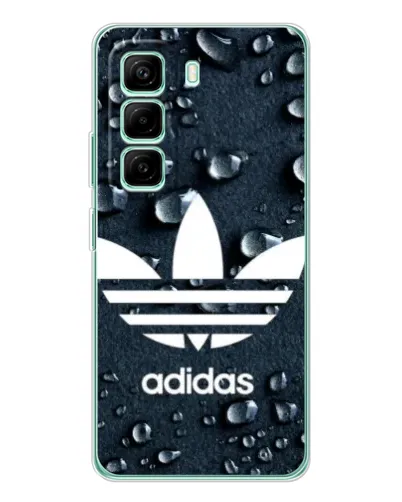 Чехол для Infinix Hot 50 Pro Plus с картинкой «Adidas Trefoil Blue» Чехол для Infinix Hot 50 Pro Plus с картинкой «Adidas Trefoil Blue»