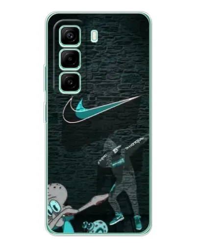 Чехол для Infinix Hot 50 Pro Plus с картинкой «Спортивный арт Nike»