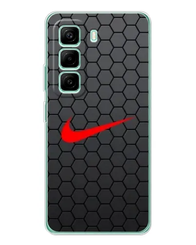 Чехол для Infinix Hot 50 Pro Plus с картинкой «Nike — карбоновая сетка»