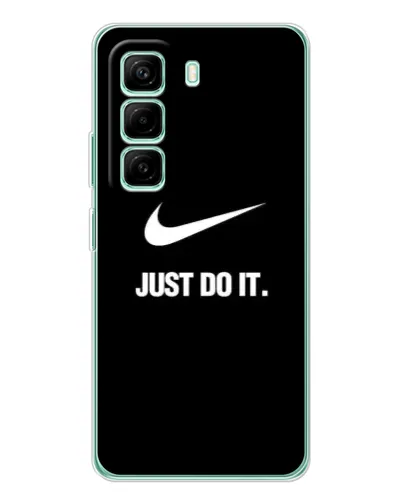 Чехол для Infinix Hot 50 Pro Plus с картинкой «Классический принт Nike»