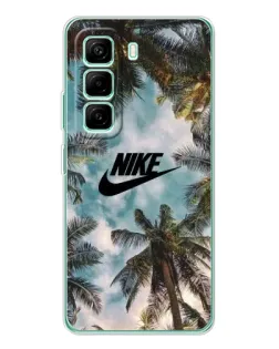 Чехол для Infinix Hot 50 Pro Plus с картинкой «Тропический принт Nike» Чехол для Infinix Hot 50 Pro Plus с картинкой «Тропический принт Nike»