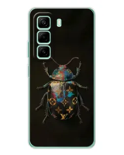 Чехол для Infinix Hot 50 Pro Plus с картинкой «LV — мраморный принт»