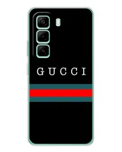 Чехол для Infinix Hot 50 Pro Plus с картинкой «Gucci — красный пояс»