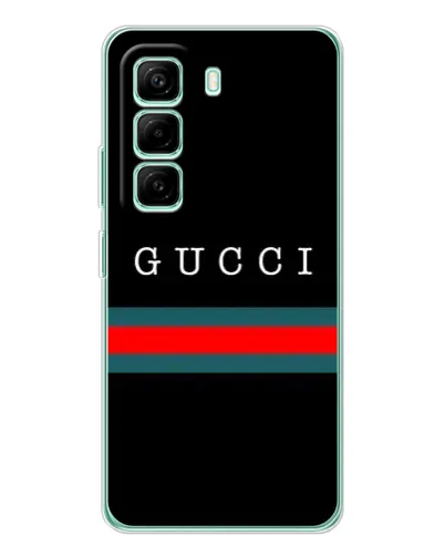 Чехол для Infinix Hot 50 Pro Plus с картинкой «Gucci — красный пояс»