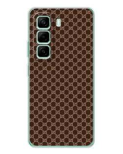 Чехол для Infinix Hot 50 Pro Plus с картинкой «Gucci — шоколадная сетка» Чехол для Infinix Hot 50 Pro Plus с картинкой «Gucci — шоколадная сетка»