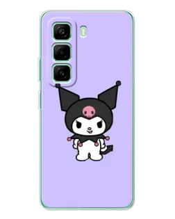 Чехол для Infinix Hot 50 Pro Plus с картинкой «Kuromi — нежный фиолетовый»