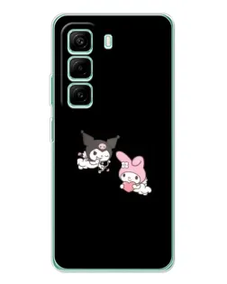 Чехол для Infinix Hot 50 Pro Plus с картинкой «My Melody и Kuromi»