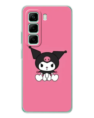 Чехол для Infinix Hot 50 Pro Plus с картинкой «Хмурая Kuromi»