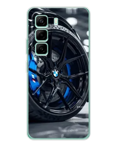 Чехол для Infinix Hot 50 Pro Plus с картинкой «Колесо BMW вблизи» Чехол для Infinix Hot 50 Pro Plus с картинкой «Колесо BMW вблизи»