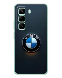 Чехол для Infinix Hot 50 Pro Plus с картинкой «Логотип BMW — минимализм»